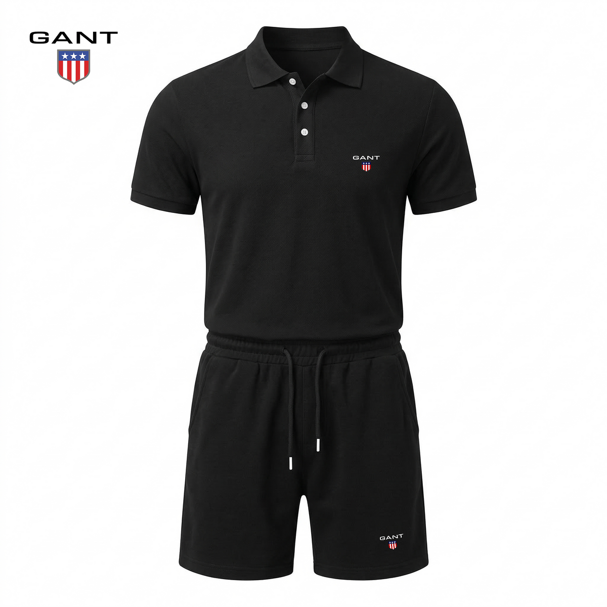 GANT Elliot Polo & Shorts Set